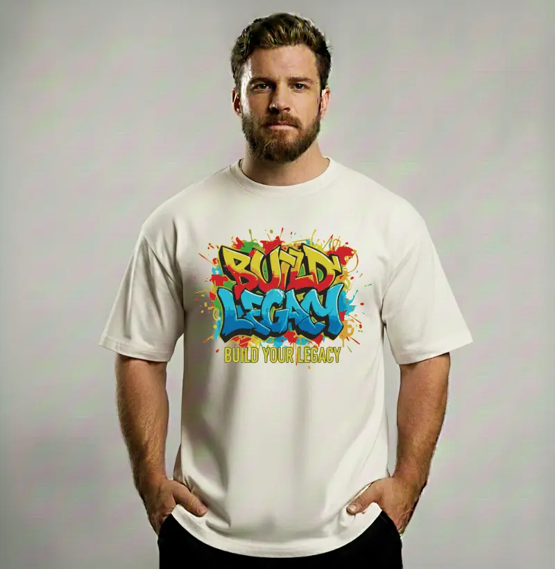 Camiseta Oversized Build Your Legacy (faça o seu legado)
