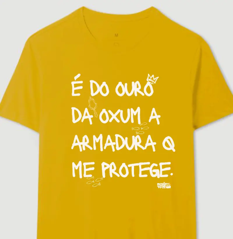 É do Ouro da Oxum A Armadura que me Protege Yellow Maria Patuá