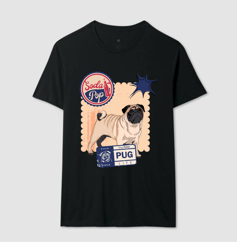 Camiseta Dog Pulse – Pug Life Soda Pop