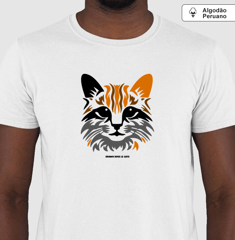 Gato, preto, laranja e cinza