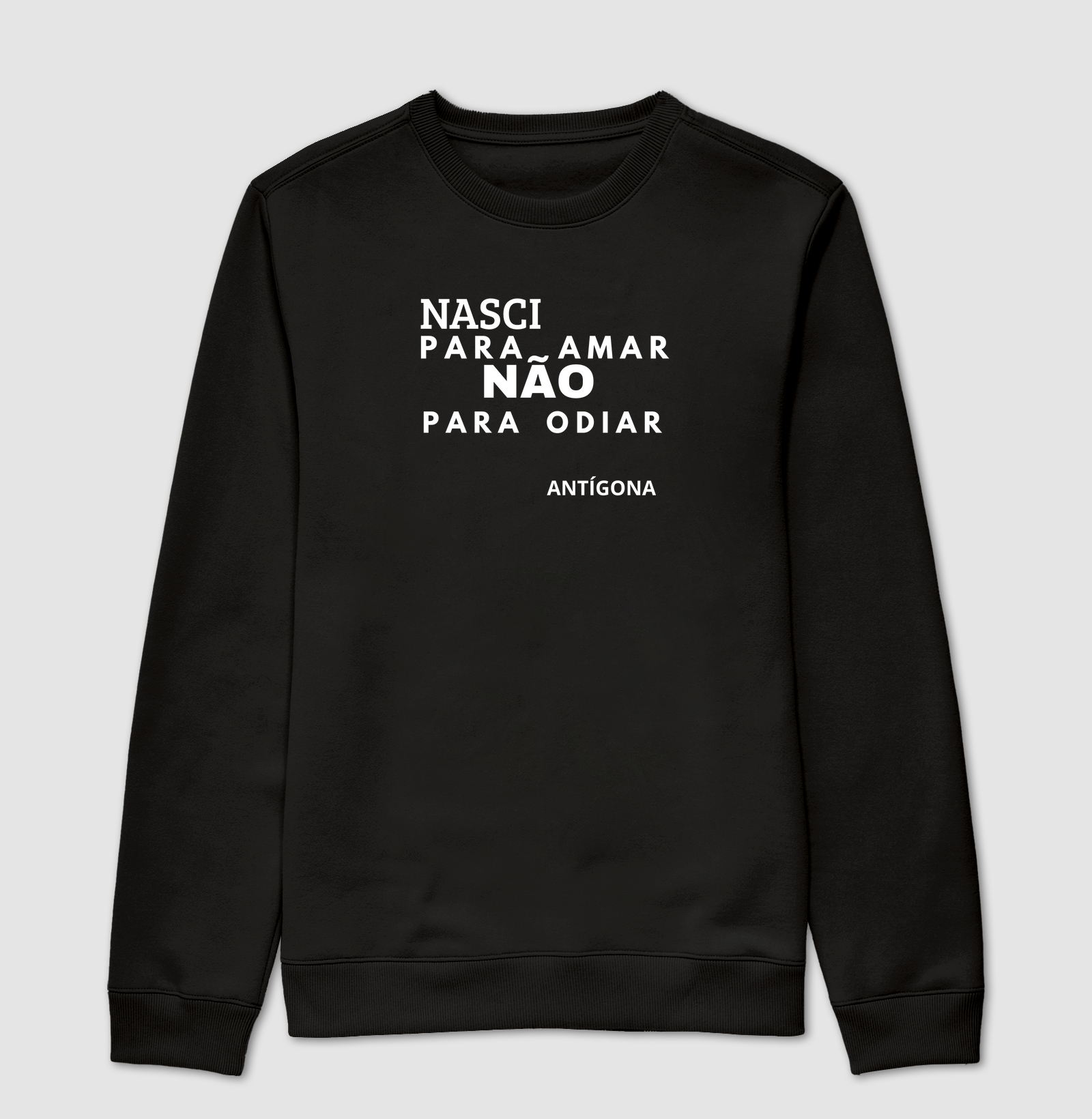 NASCI PARA AMAR, NÃO PARA ODIAR!