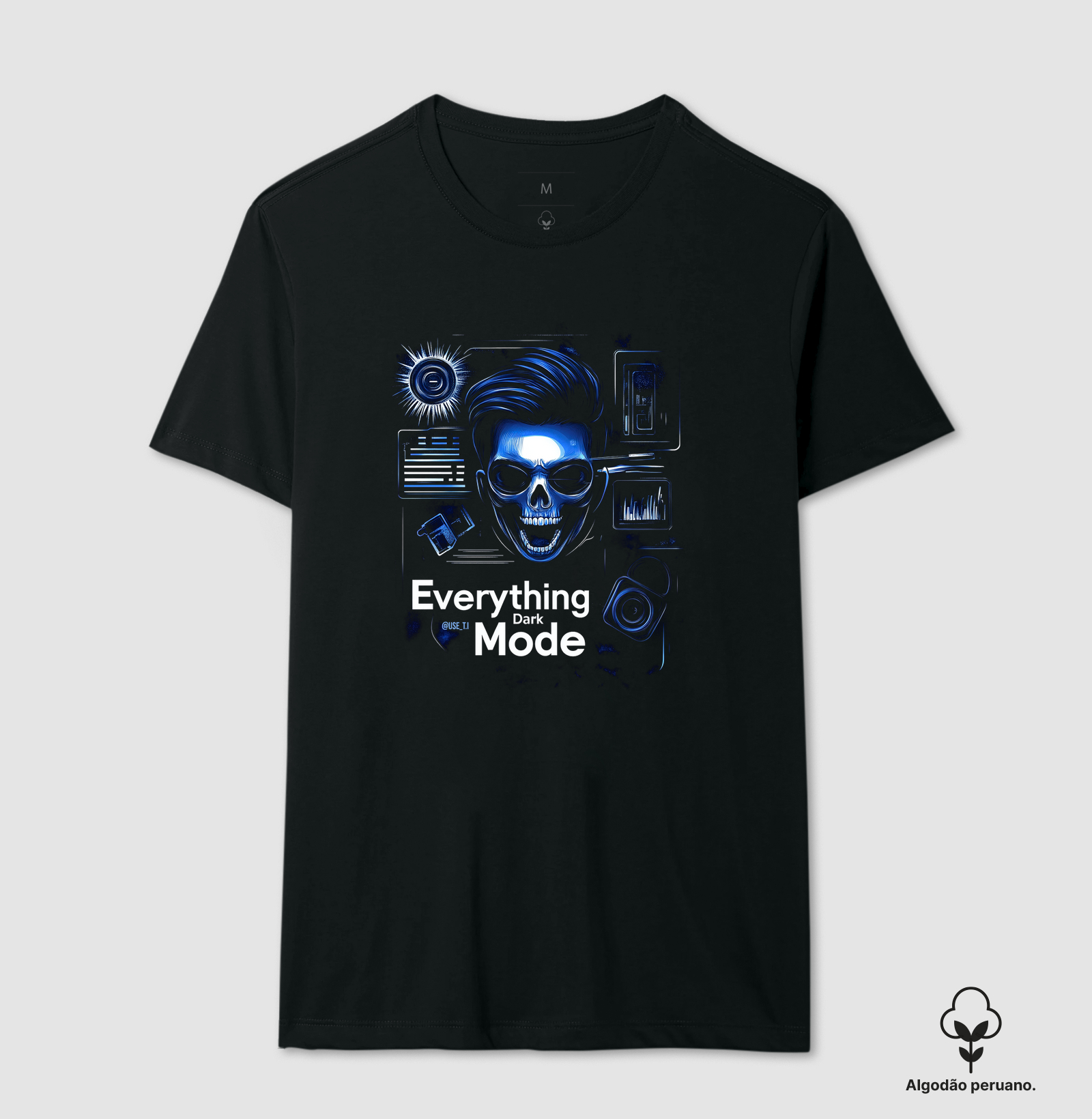 Camiseta Peruana "Everything Dark Mode" T.I