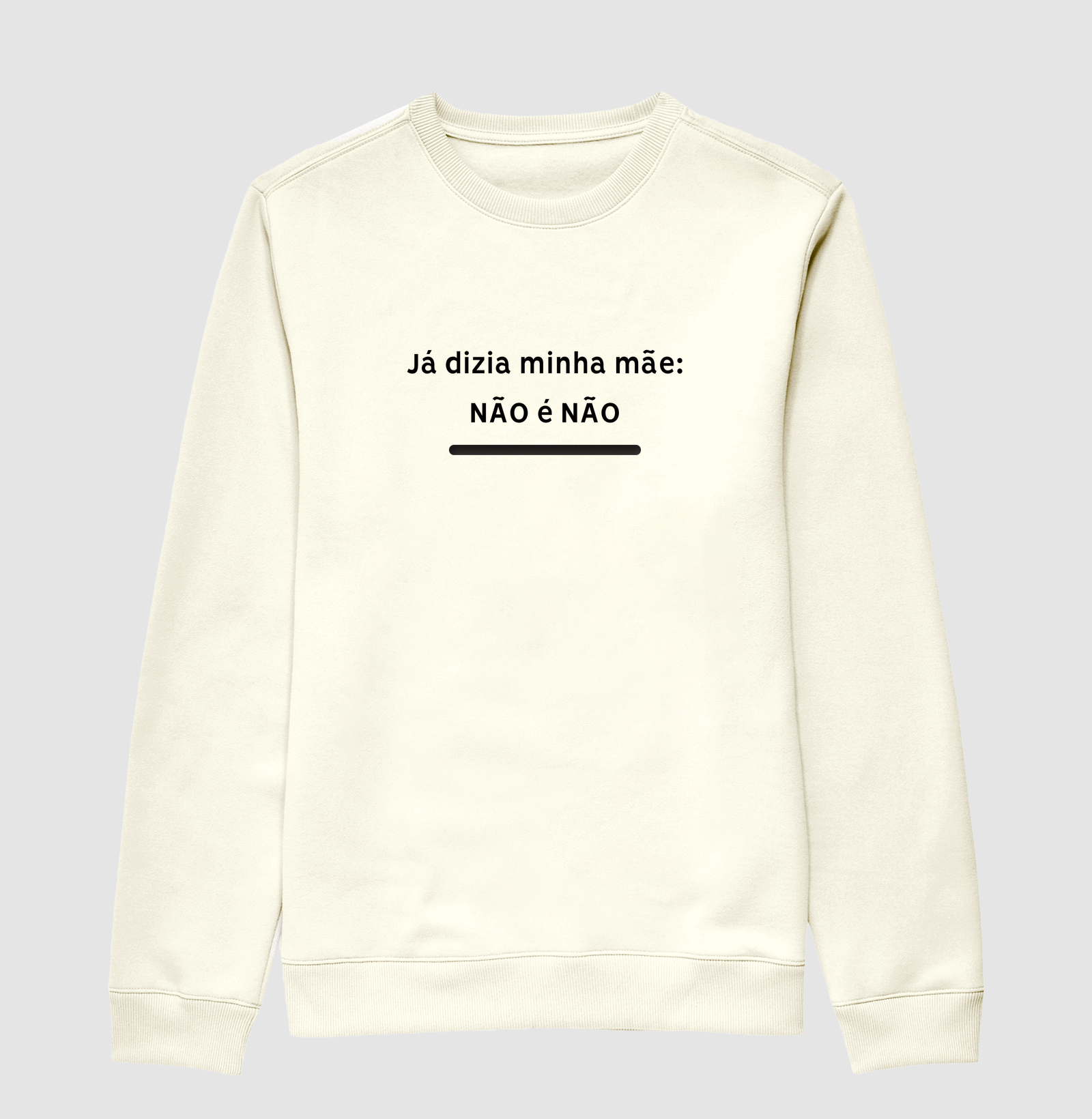 Camiseta não é não