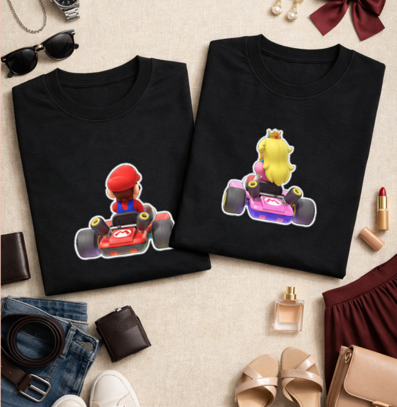 Camiseta Casal “Love Kart – Player 1” #199