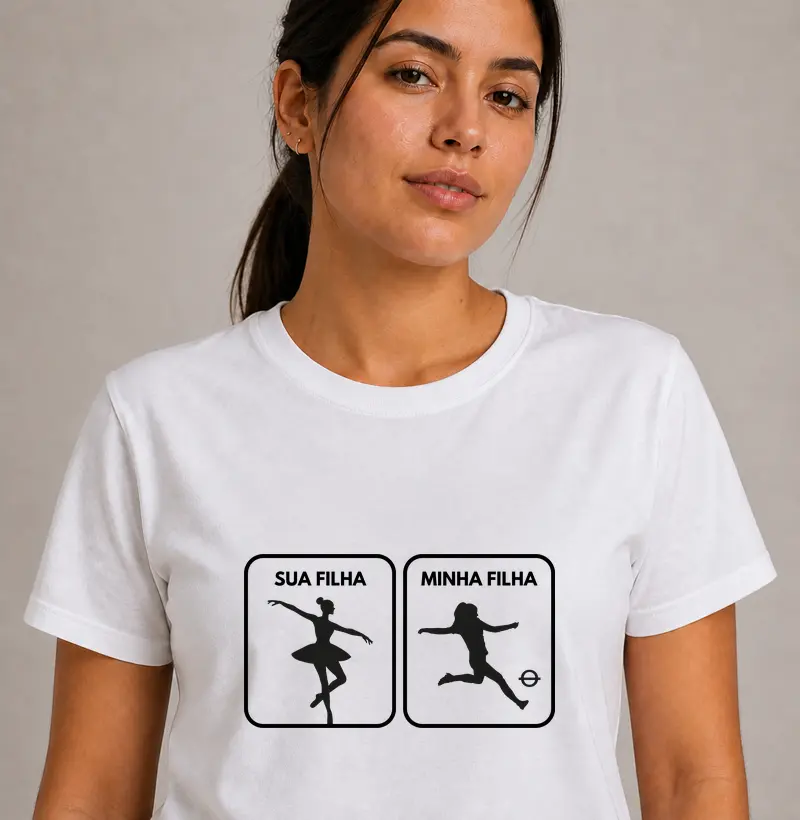 futebol sua filha x minha filha