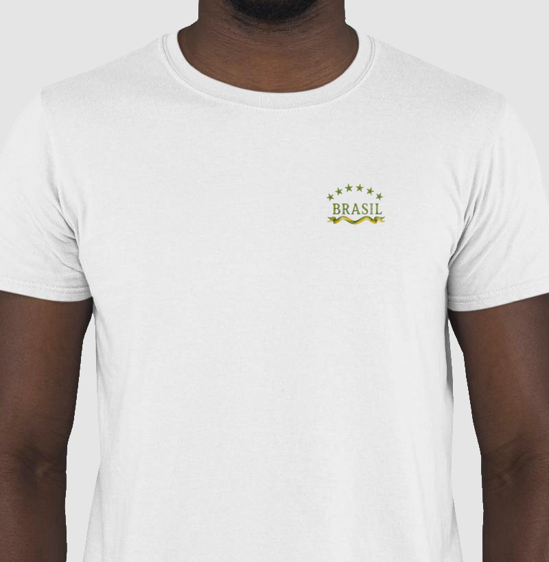 Camiseta Unissex AROUA — Constelação Canarinha | Cartas para a Copa | Unissex | Algodão Penteado 30.1