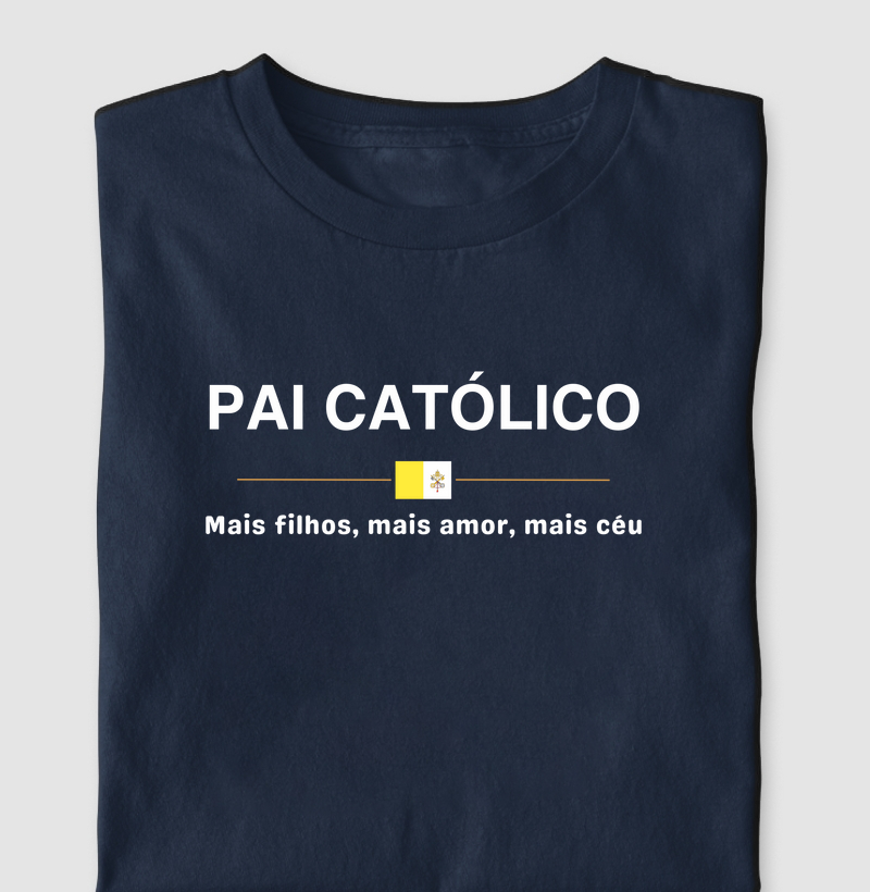 Pai Católico Mais Filhos mais AMor Brasão vaticano
