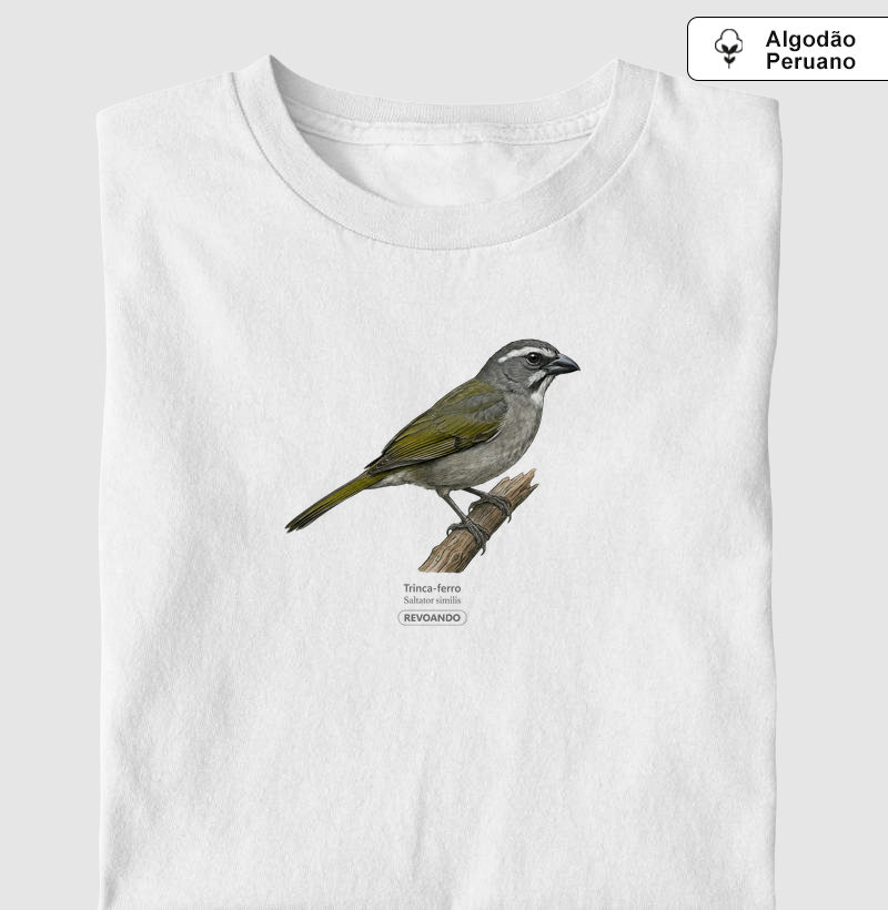 Traços Alados - Trinca-ferro - Algodão Peruano