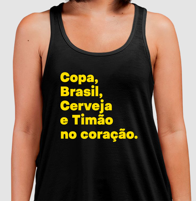 Copa, Brasil, Cerveja e Timão no coração.