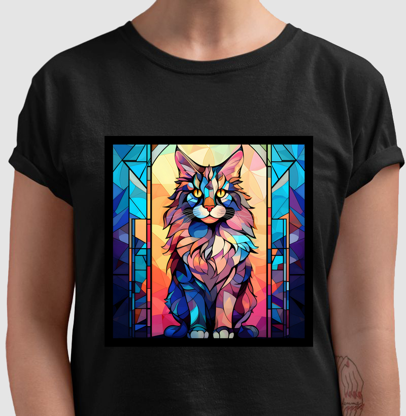 Vitral: Maine Coon
