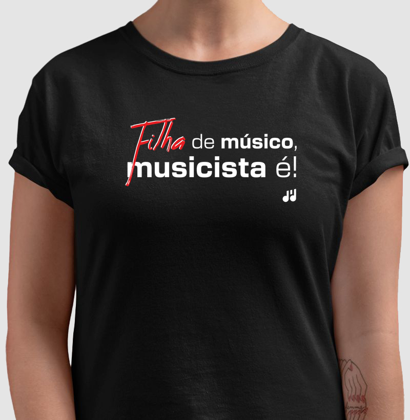 Filha de músico, musicista é!