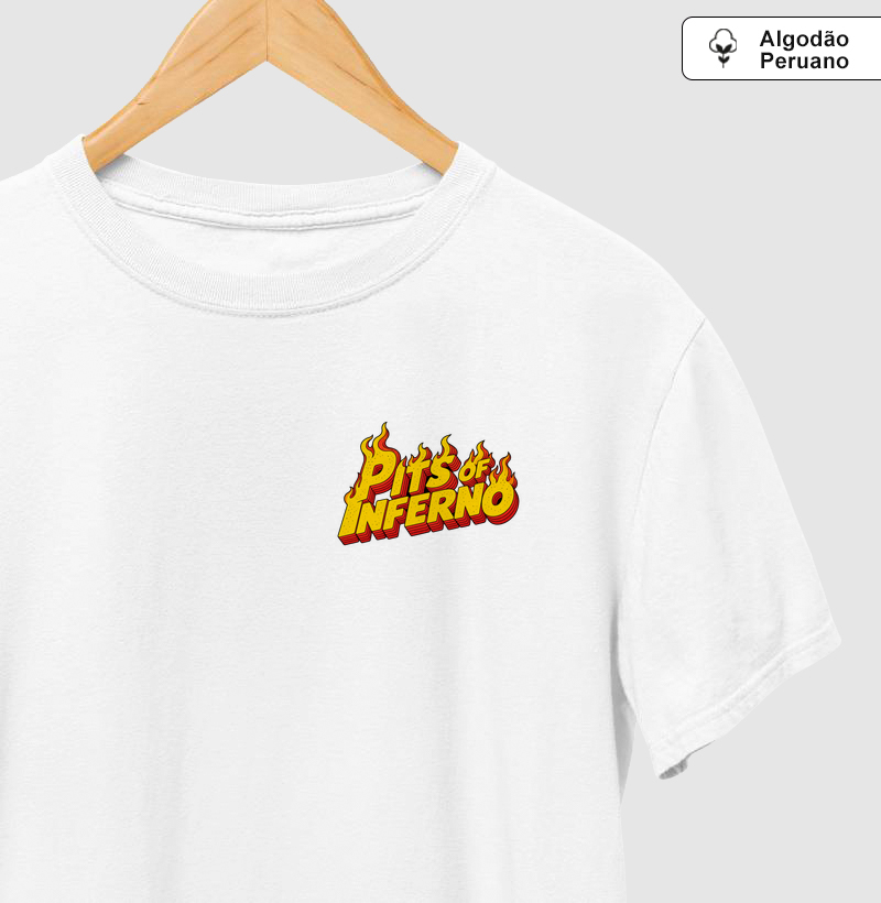 Pits Of Inferno - Camiseta Algodão Peruano