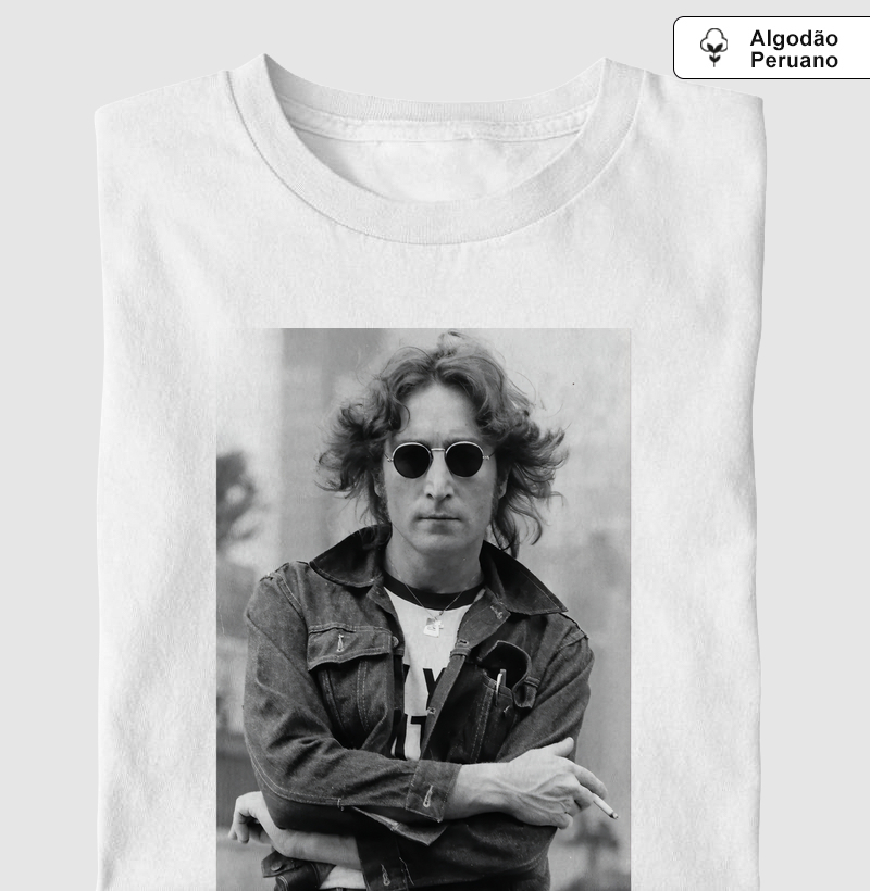 Camiseta Algodão Peruano John Lennon