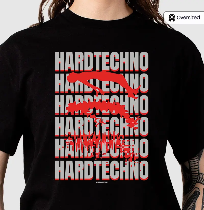 HARD TECHNO vol.3 - Camiseta Oversized