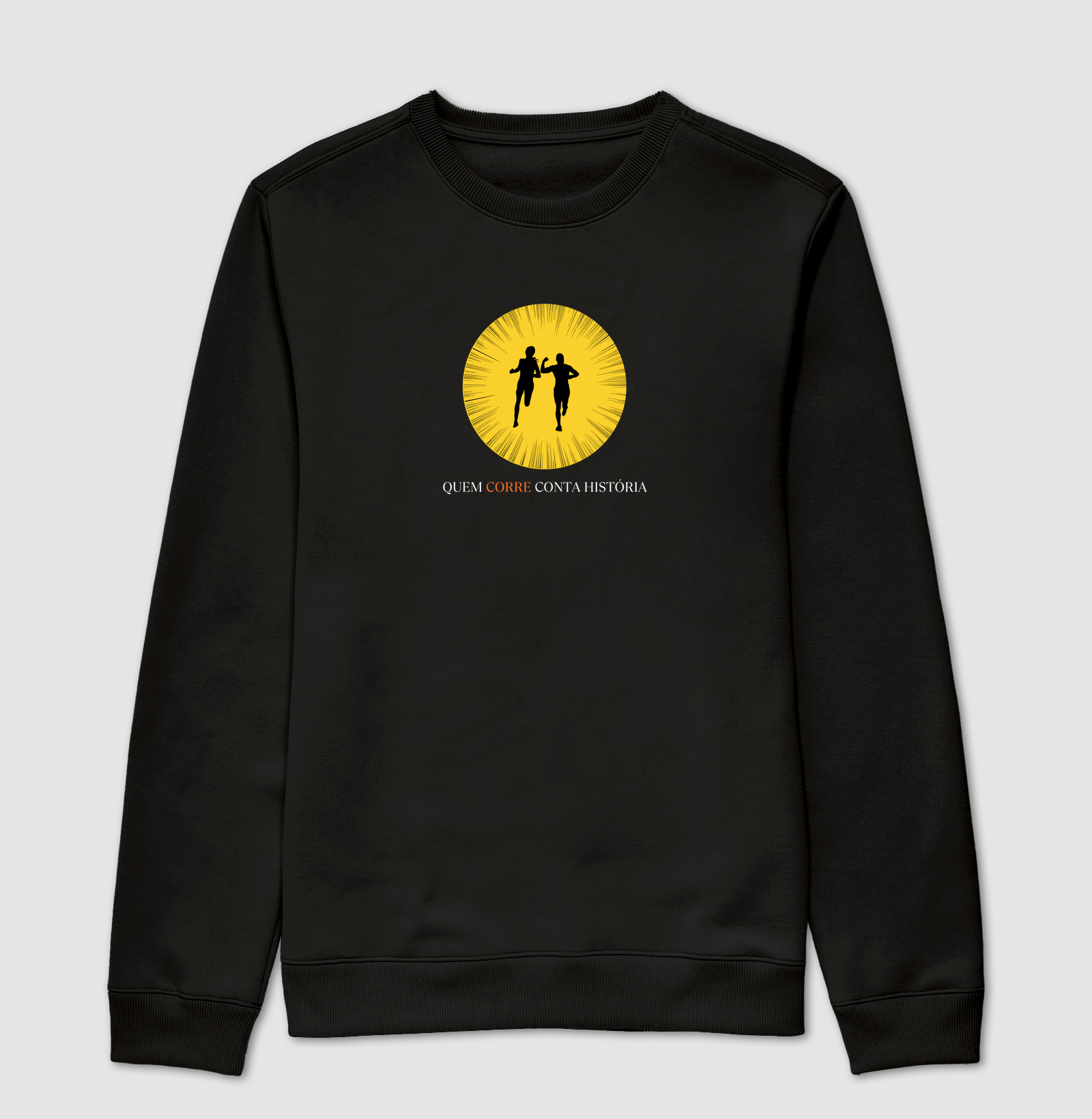 Quem Corre Conta História - logo