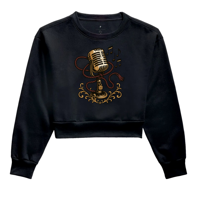 roupa Microfone vintage