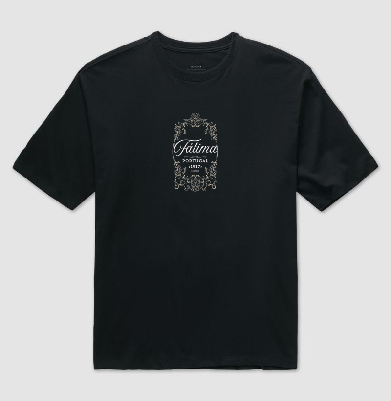 Camiseta Nossa Senhora de Fátima - Camiseta Oversized