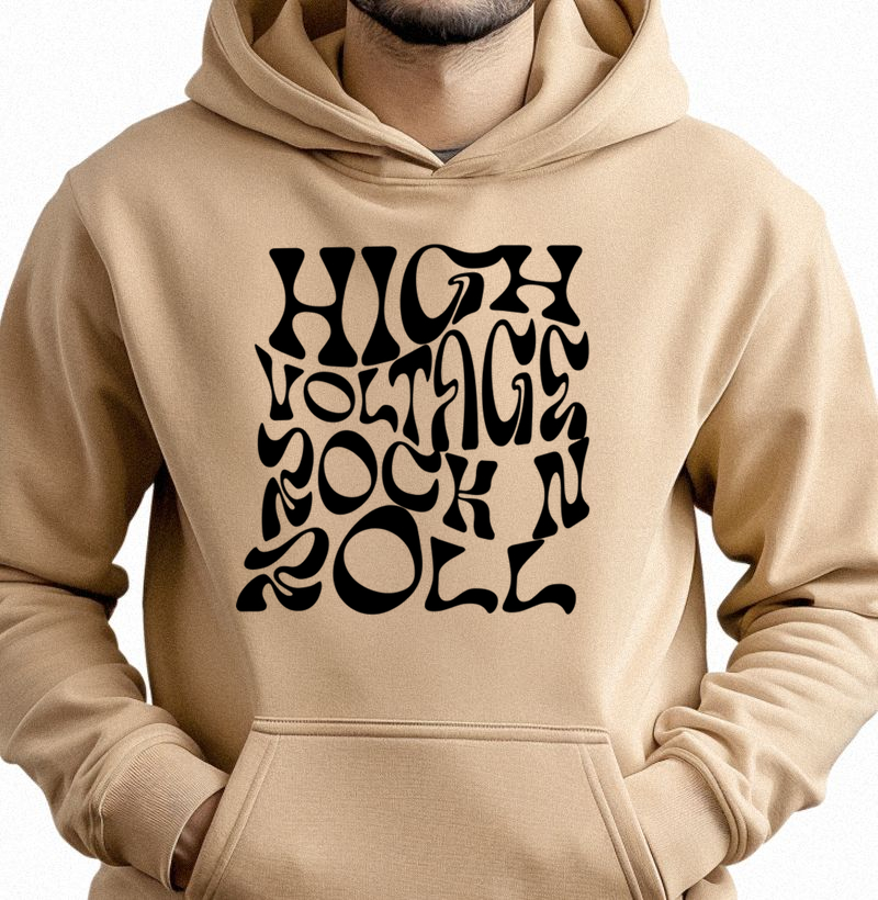 High Voltage Rock n Roll - Moletom Hoodie