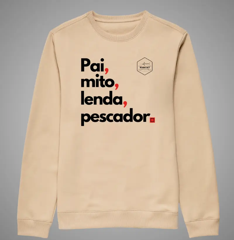 PAI PESCADOR LENDÁRIO SUÉTER