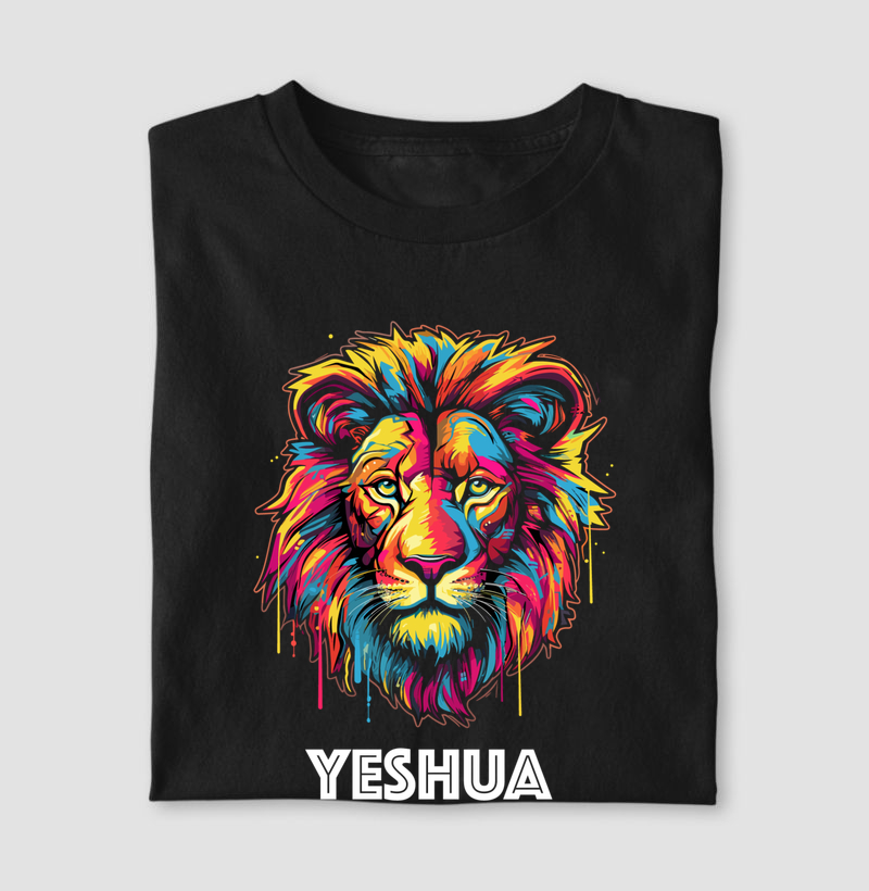 Camiseta Masculina Leão Yeshua