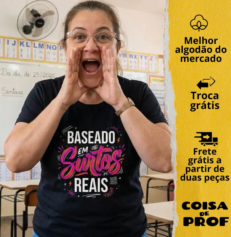 Camiseta Baseado em Surtos Reais