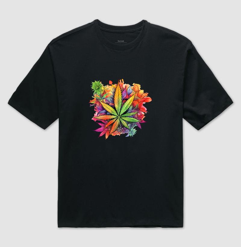 Camiseta Oversized Spectrum Leaf