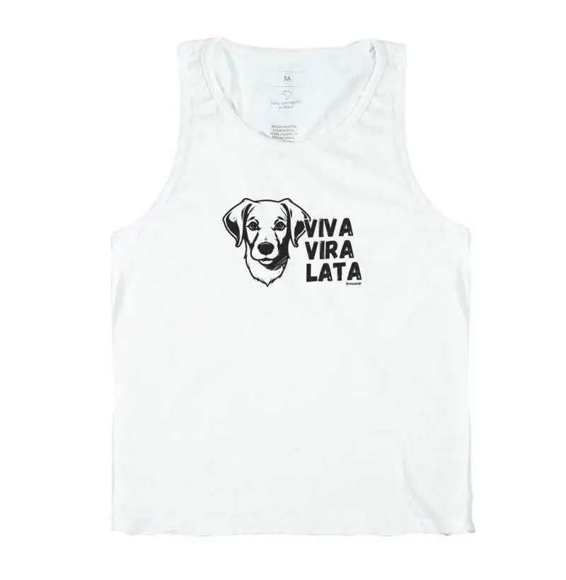 #016 - Viva Vira Lata - cachorro - Regata