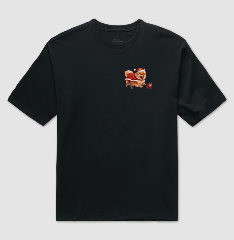Pomerânia Laranja - Natal - Camiseta Oversized