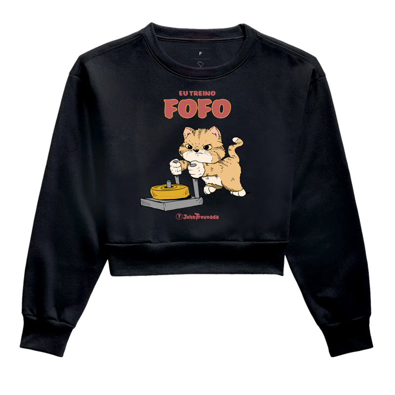 Gato Eu treino fofo 