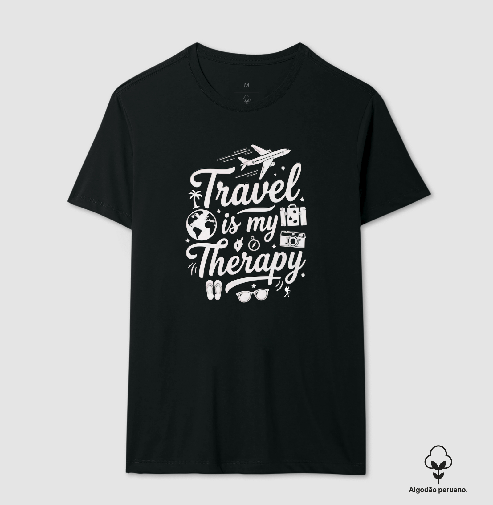 Camiseta Travel Is My Therapy | Excursionista
