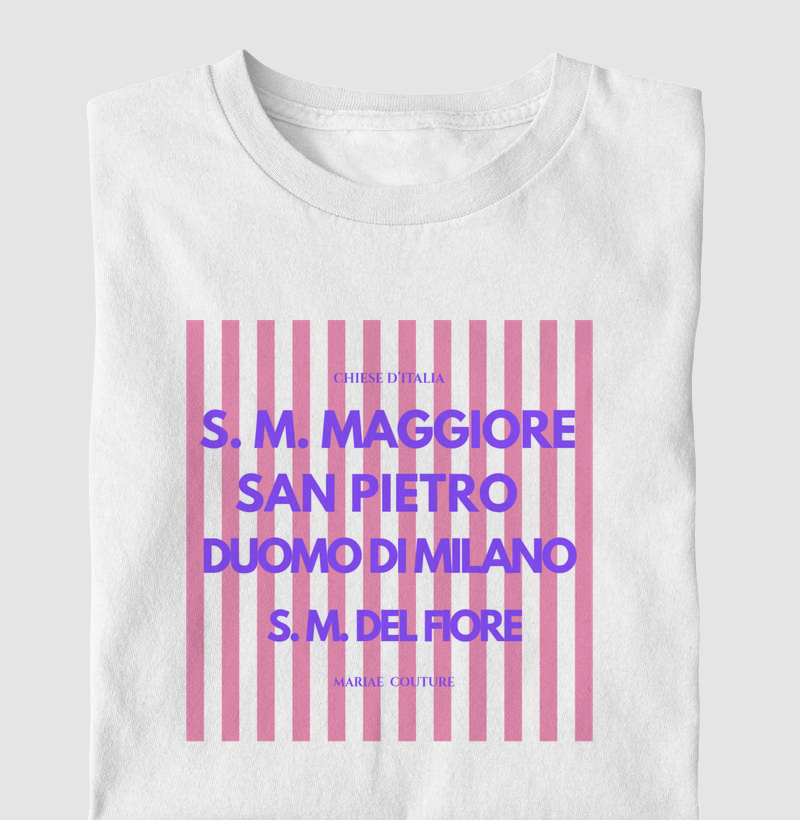 Igrejas da Itália pink