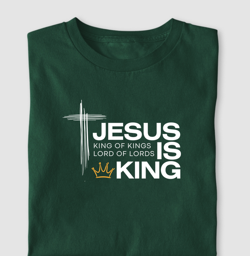Camiseta Jesus é Rei