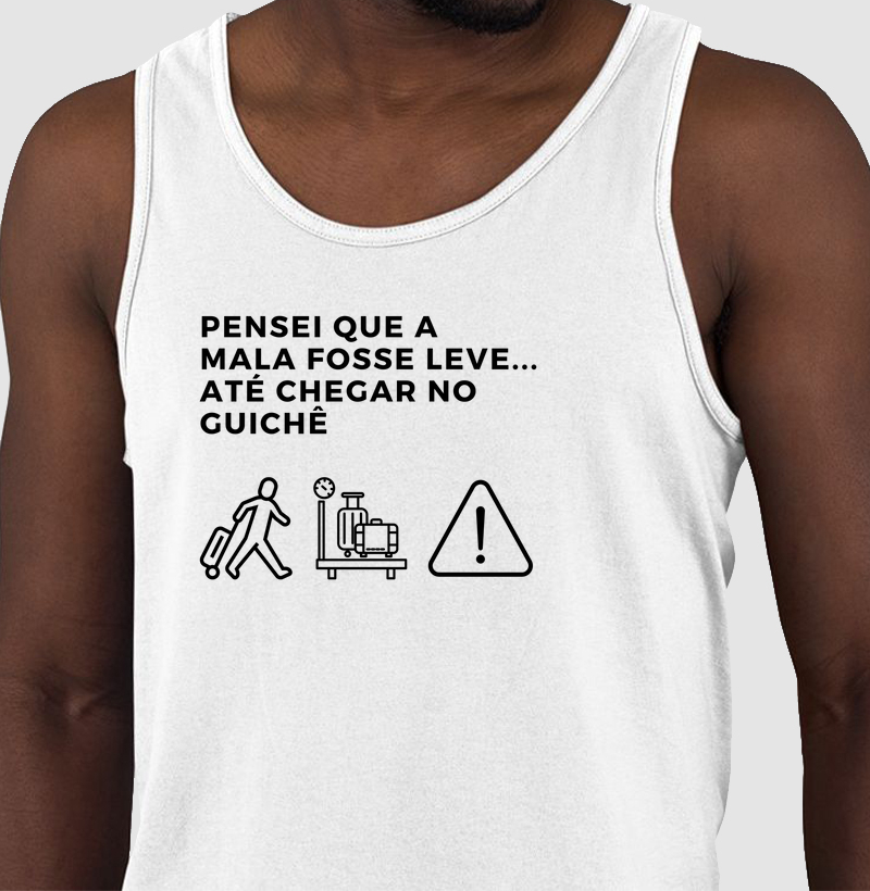 Pensei que a mala fosse leve...até chegar no guichê