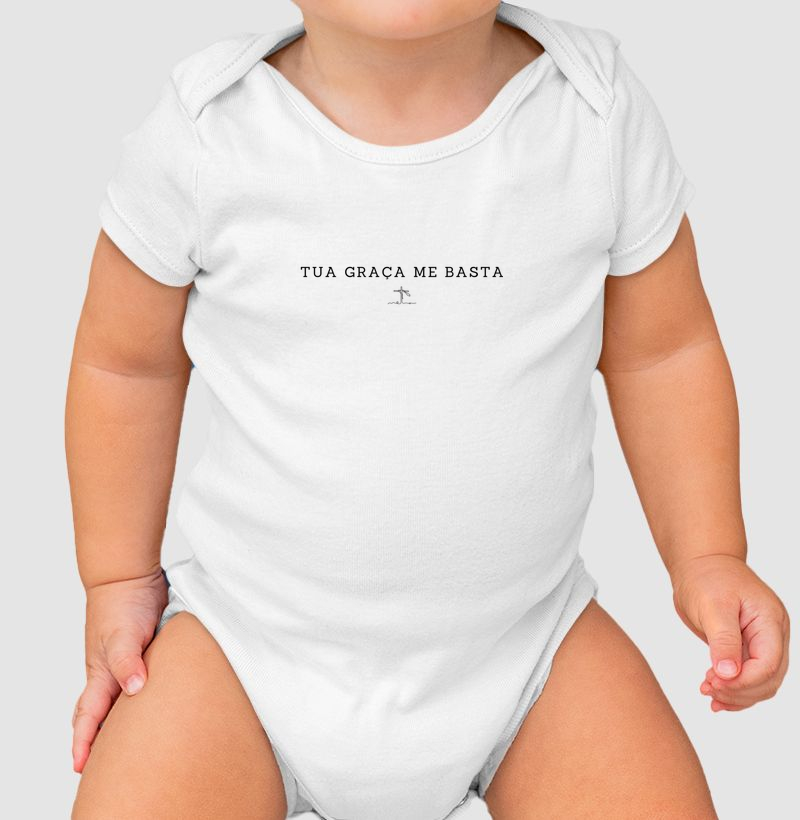 Body Infantil Tua Graça me Basta