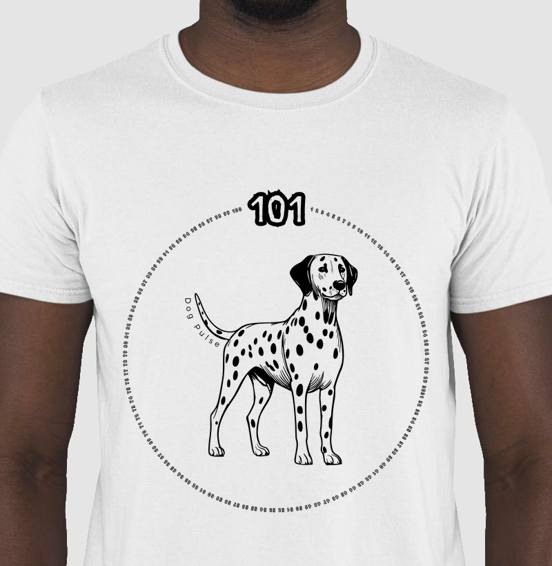 Camiseta Dog Pulse - Dálmata 101 Voltas