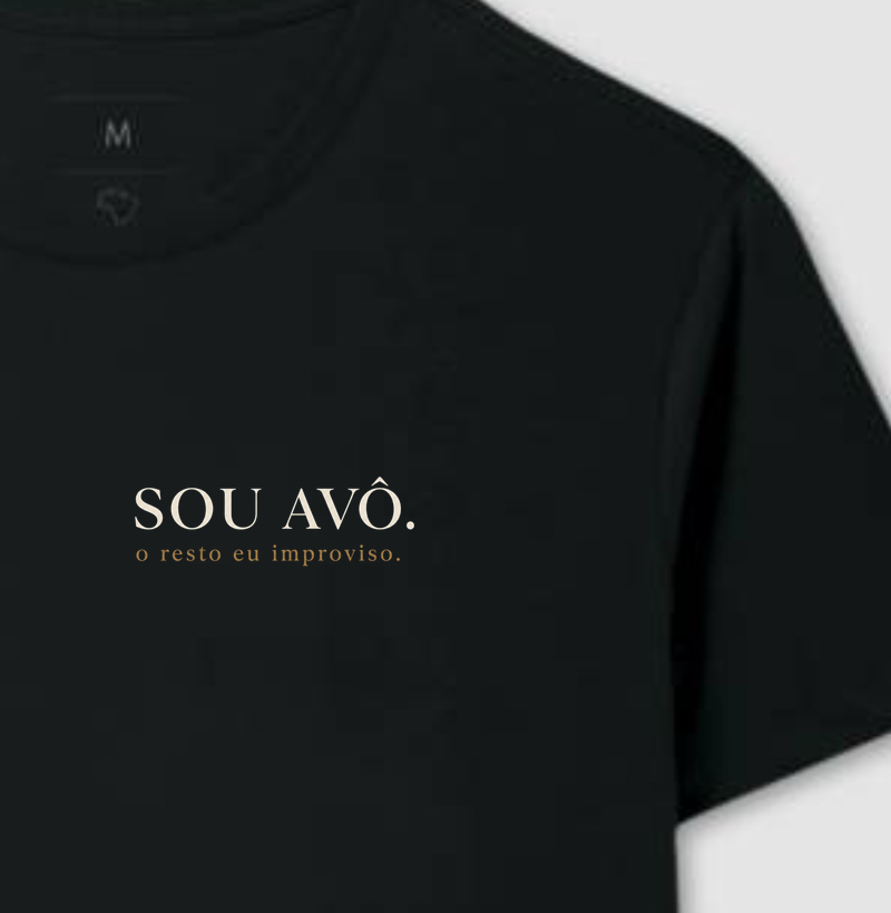 Sou avô. Versão camiseta preta