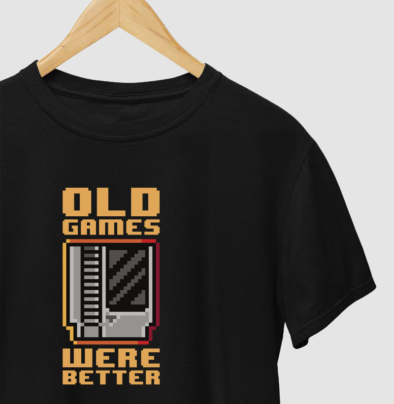 Camiseta Games antigos eram melhores