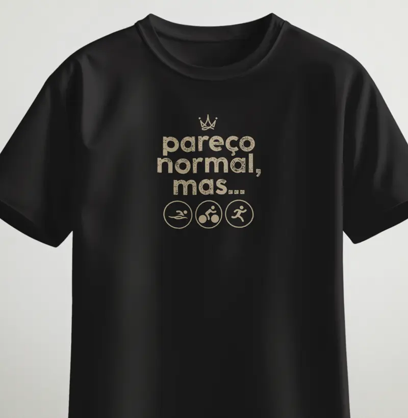 Pareço normal, mas nado, pedalo e corro - ícones