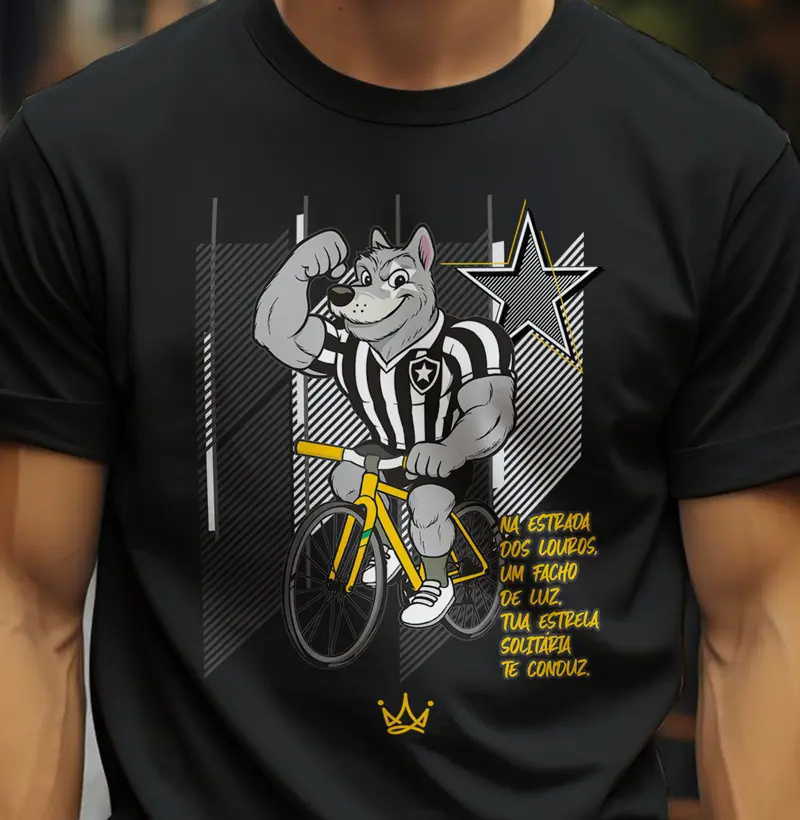 Fox Terrier ciclista