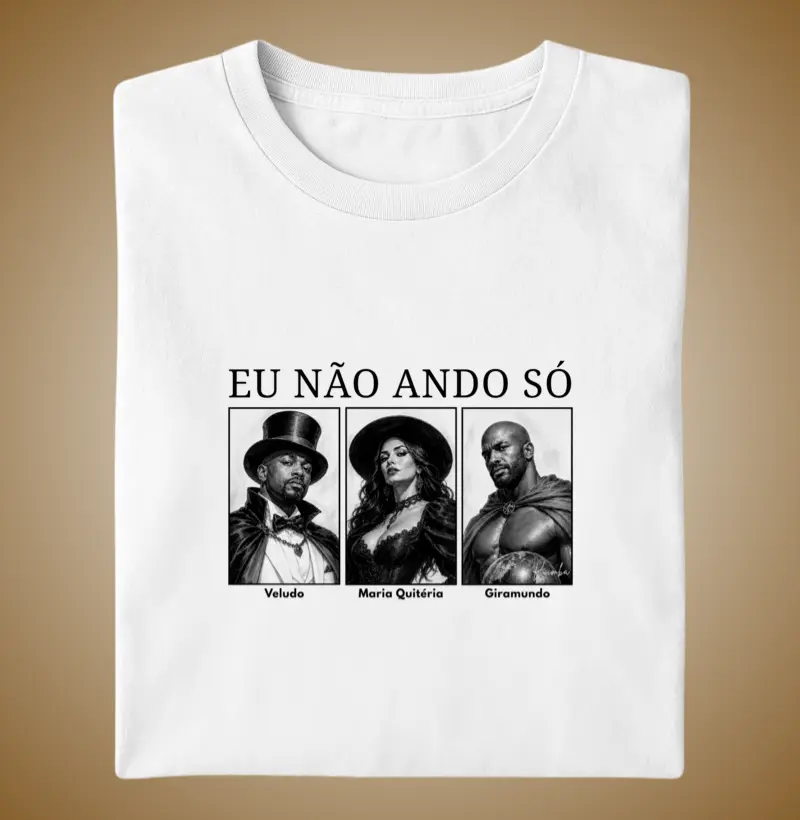 Eu não ando só: Veludo, Quitéria e Giramundo em P&B