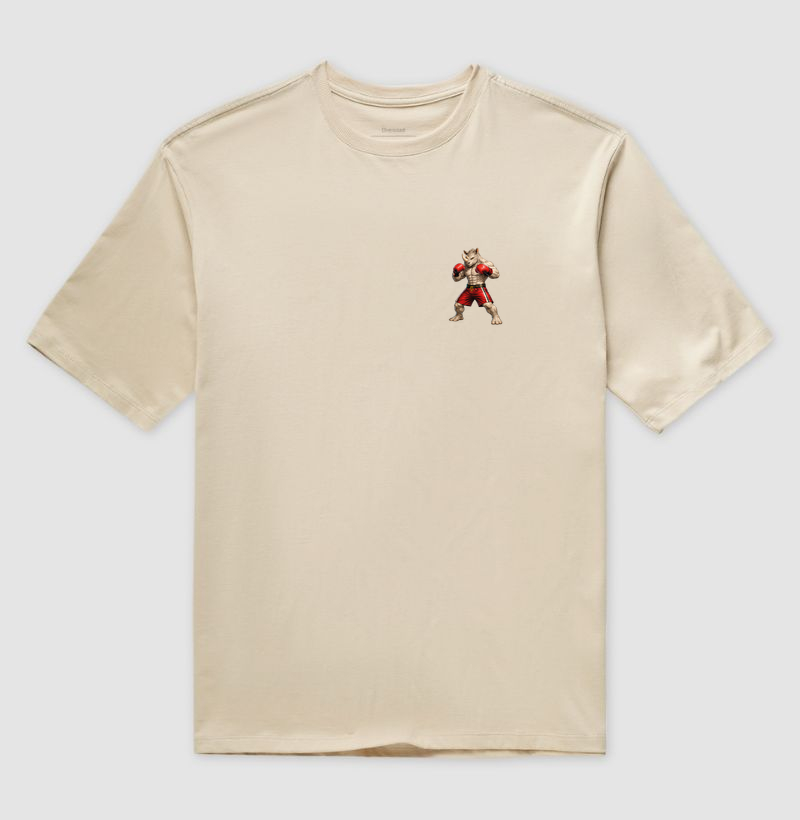 Camiseta Oversized Rinoceronte Boxeador