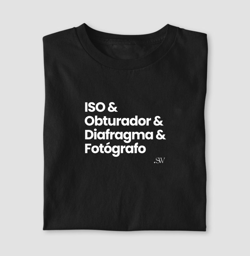 T-shirt | Shutter 01 Fotografia | Minimalismo, Estilo e Paixão pela Fotografia