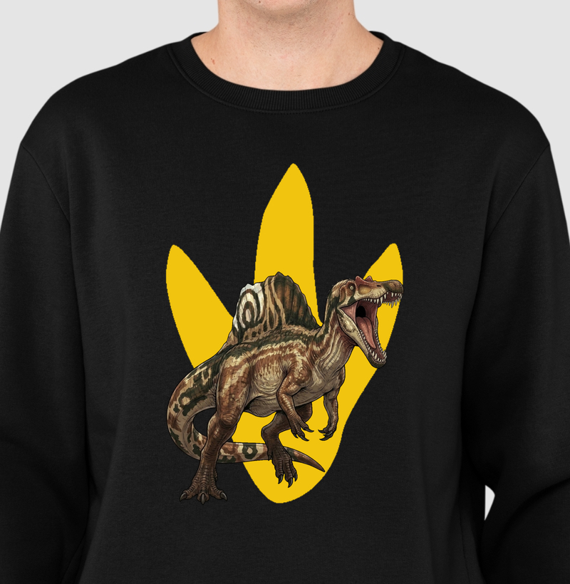 Blusa Dinossauro Suéter Oxalaia Ataque Algodão Premium Dinoloco