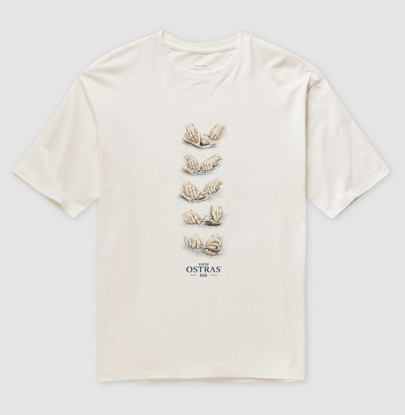 Camiseta Oversized Ostraterapia - por Enfim