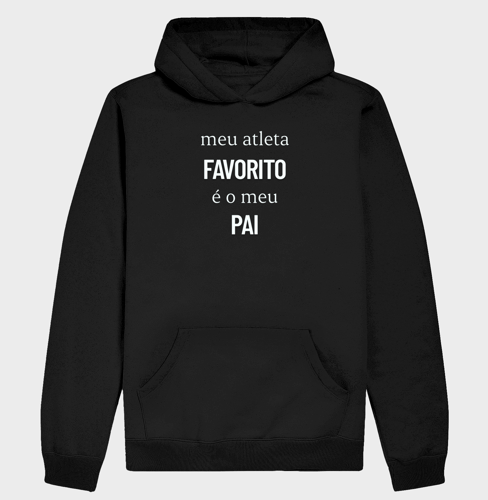 Meu atleta favorito é o meu pai