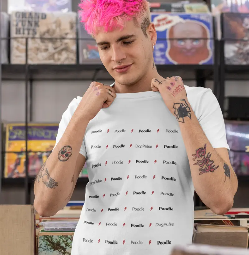 Camiseta Dog Pulse Collection Ray of Light - Poodle