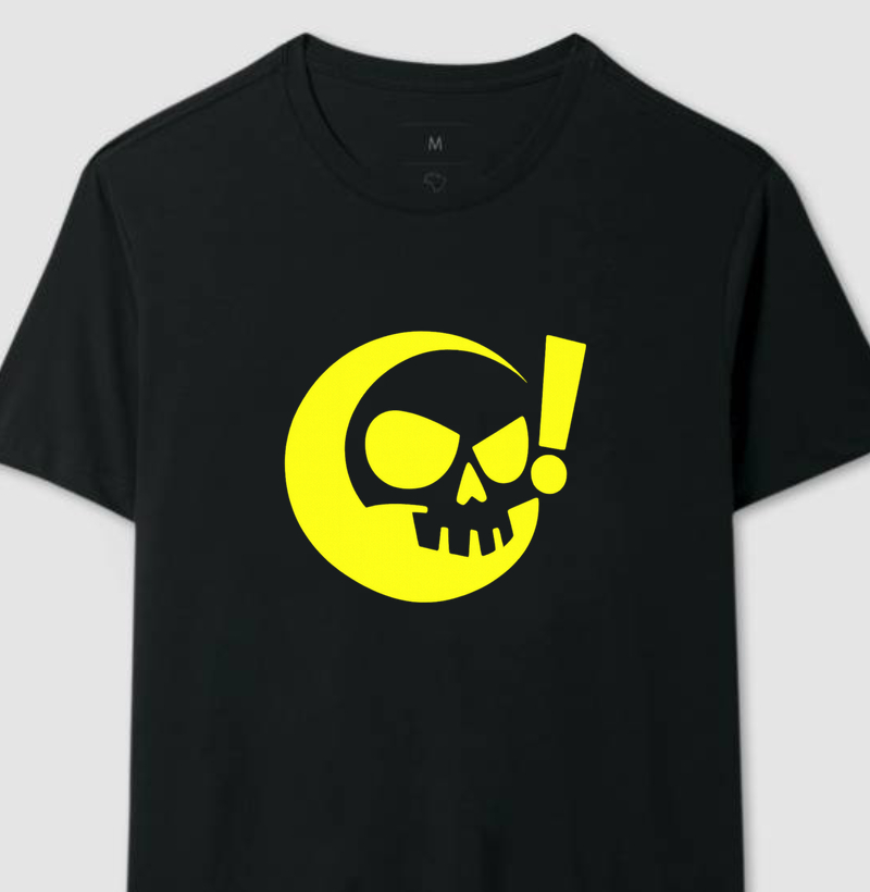 Neon Yellow Skull Mark