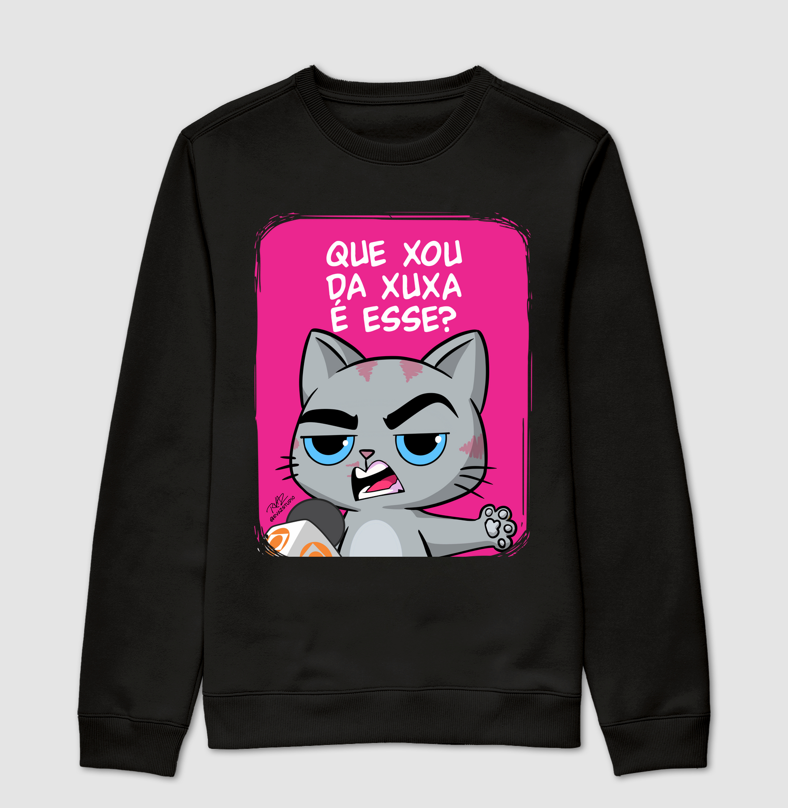 Camiseta Gato Sincero que Xou? - Suéter Moletom