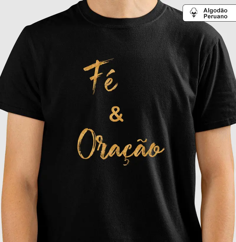  Fé • Oração (algodão peruano)