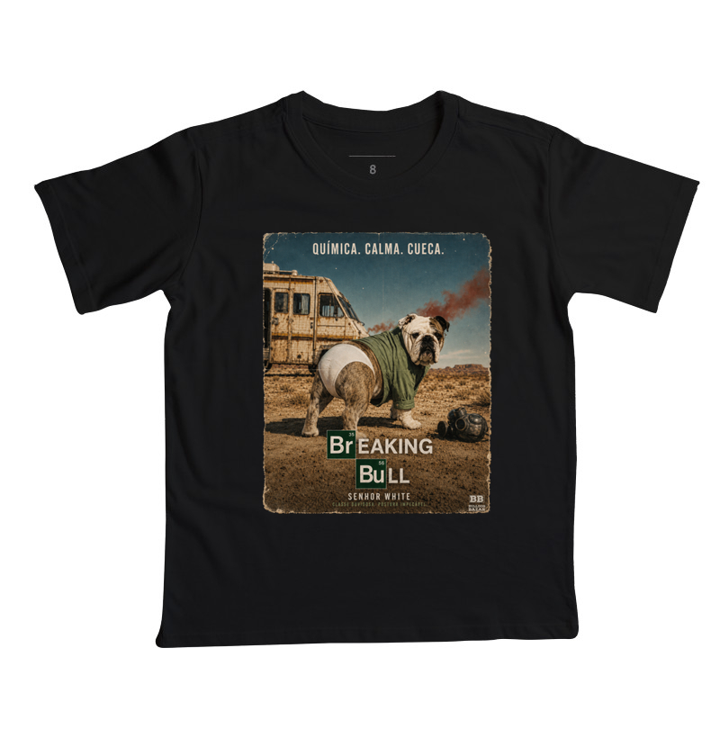Ingles - Breaking Bull - Camiseta Infantil